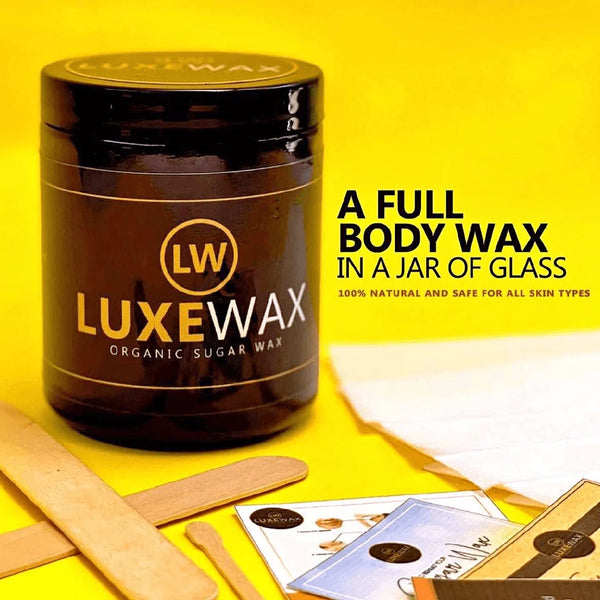 Luxe Wax Organic Sugar Wax - 350g - Glow Getter Beauty