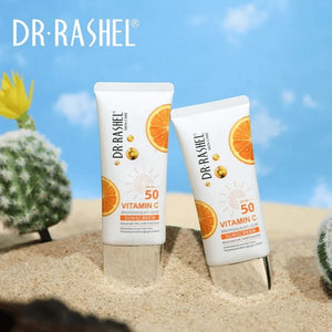 Dr.Rashel Vitamin C Brightening & Anti-Aging Sunscreen SPF50 - 50g - Glow Getter Beauty