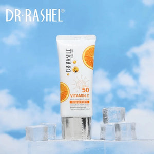 Dr.Rashel Vitamin C Brightening & Anti-Aging Sunscreen SPF50 - 50g - Glow Getter Beauty