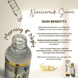 BMRS Niacinamide Serum - 30ml - Glow Getter Beauty