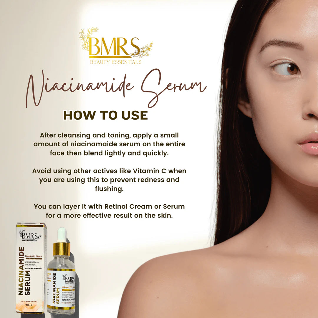 BMRS Niacinamide Serum - 30ml - Glow Getter Beauty