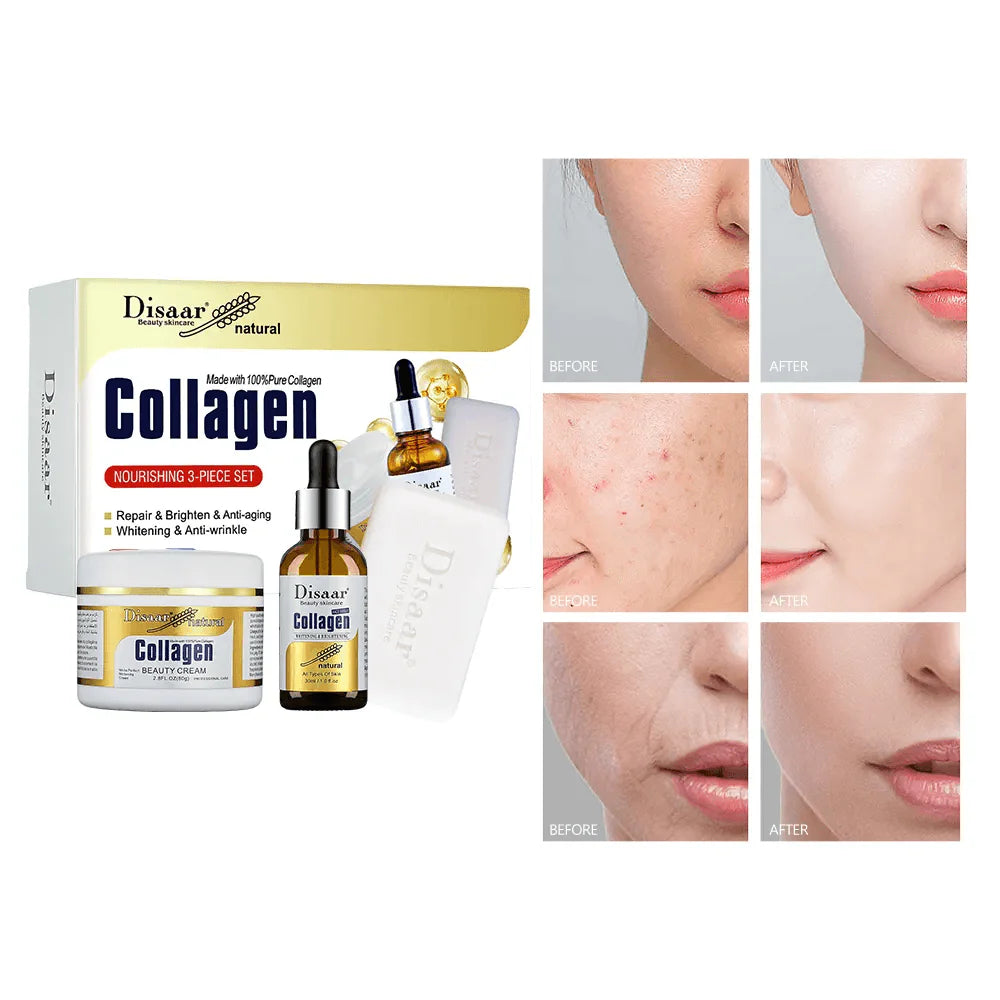 Disaar 100% Collagen Nourishing 3Pcs Set - Glow Getter Beauty