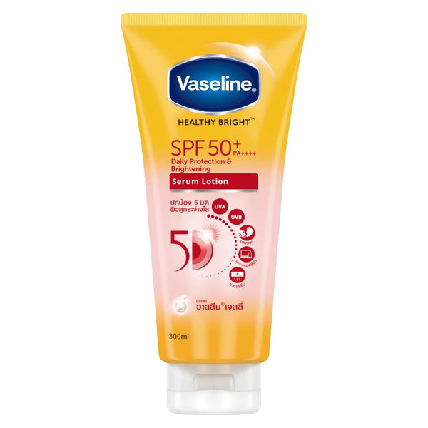 Vaseline Healthy Bright Daily Protection Brightening Serum SPF50+ PA++++ - 300ml - Glow Getter Beauty