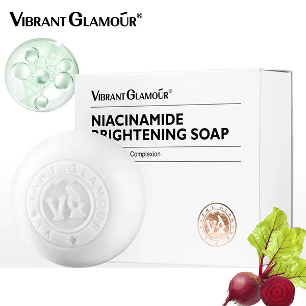 Vibrant Glamour Niacinamide Brightening Soap - 100g - Glow Getter Beauty