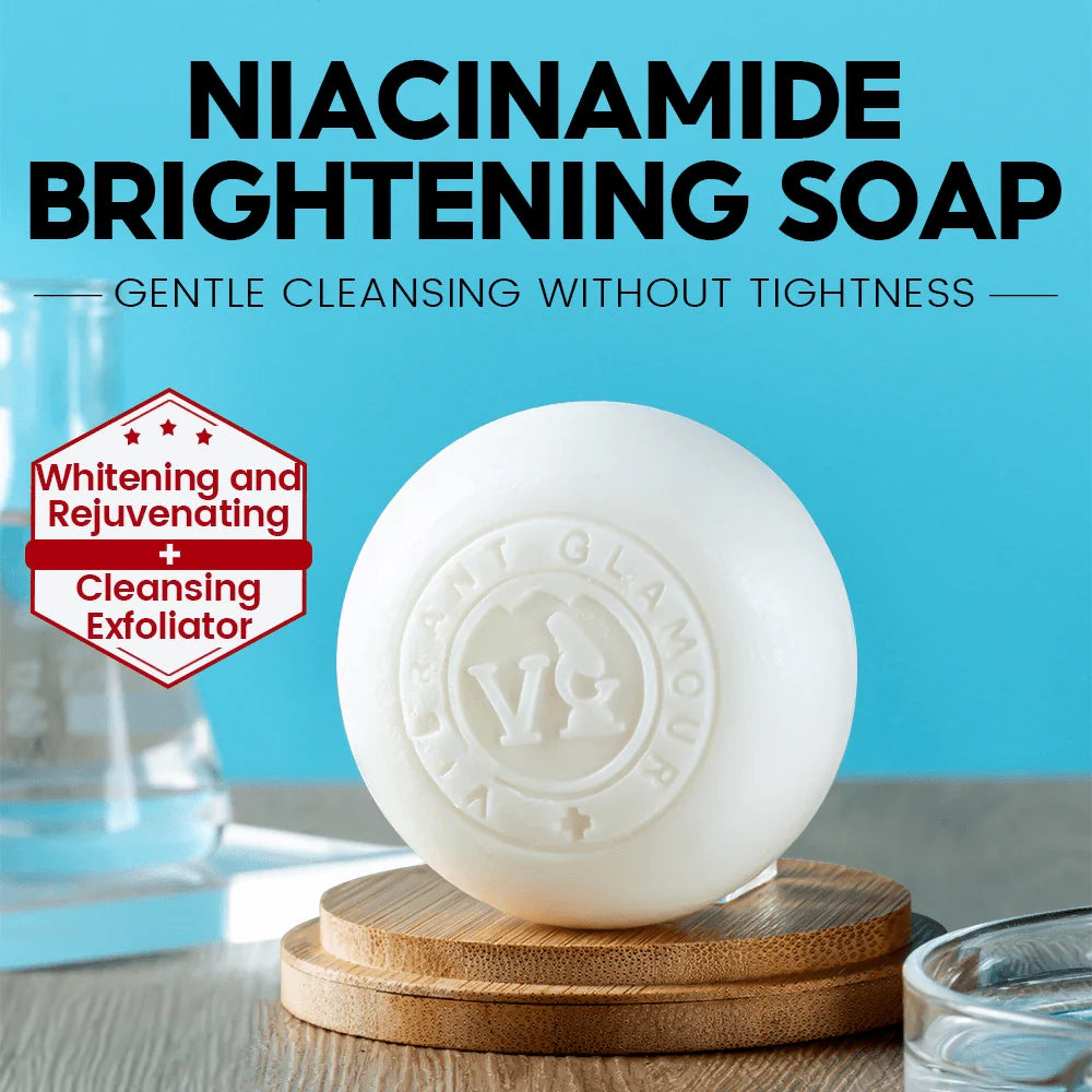 Vibrant Glamour Niacinamide Brightening Soap - 100g - Glow Getter Beauty