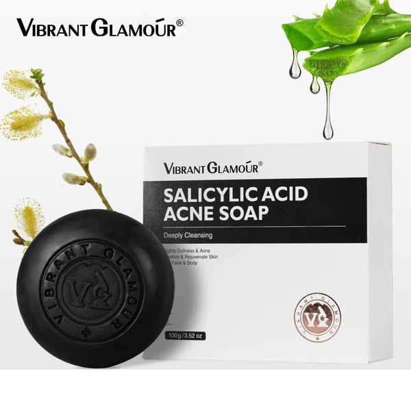 Vibrant Glamour Salicylic Acid Acne Soap - 100g - Glow Getter Beauty