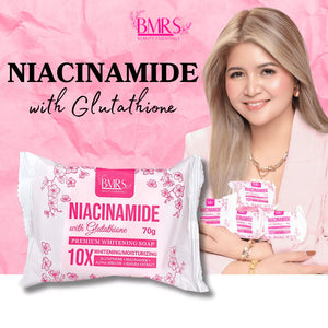BMRS Niacinamide Soap 10x Brightening With Glutathione - 70g - Glow Getter Beauty