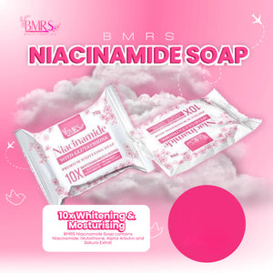 BMRS Niacinamide Soap 10x Brightening With Glutathione - 70g - Glow Getter Beauty