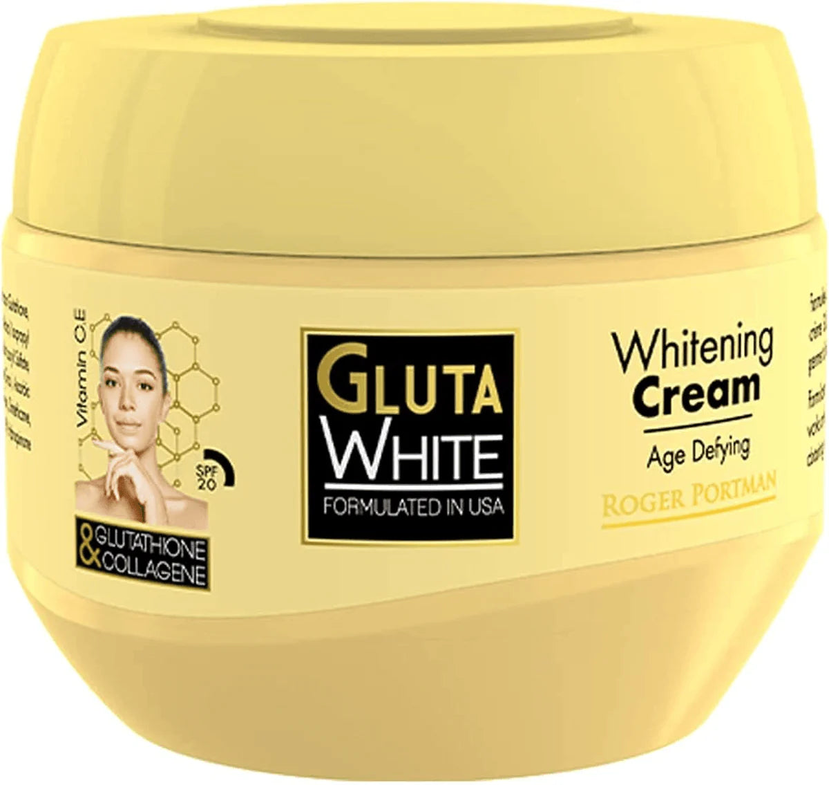 Gluta White Glutathione & Collagen Whitening Cream - 125ml - Glow Getter Beauty