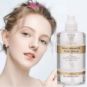 Ashley Shine Niacinamide Pure Serum 2 in 1 Face & Body - 520ml (Original) - Glow Getter Beauty