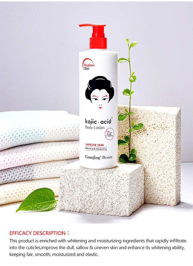 Guanjing Beauty Kojic Acid Moisturizing Body Lotion - 480g - Glow Getter Beauty