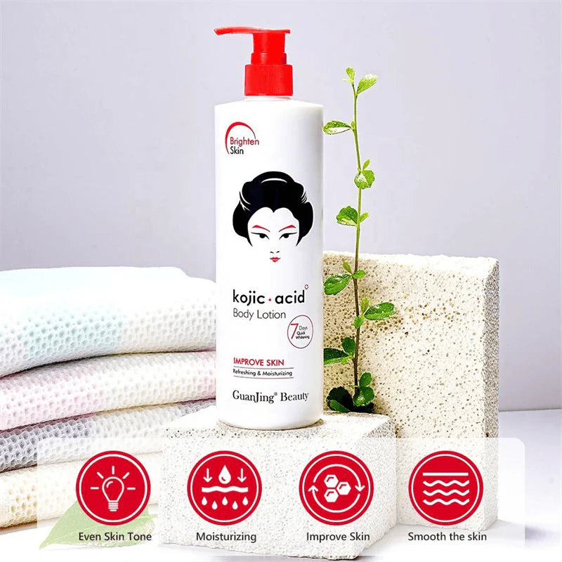 Guanjing Beauty Kojic Acid Moisturizing Body Lotion - 480g - Glow Getter Beauty
