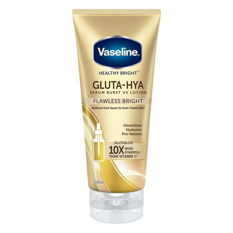 Vaseline Gluta-Hya Serum Burst Lotion Flawless Glow - 200ml - Glow Getter Beauty