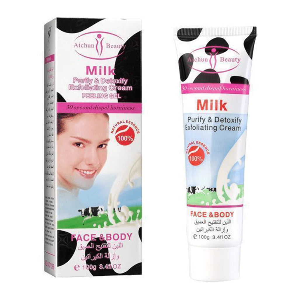 Aichun Beauty Milk Purify & Detoxify Peeling Gel Face & Body - 100g - Glow Getter Beauty