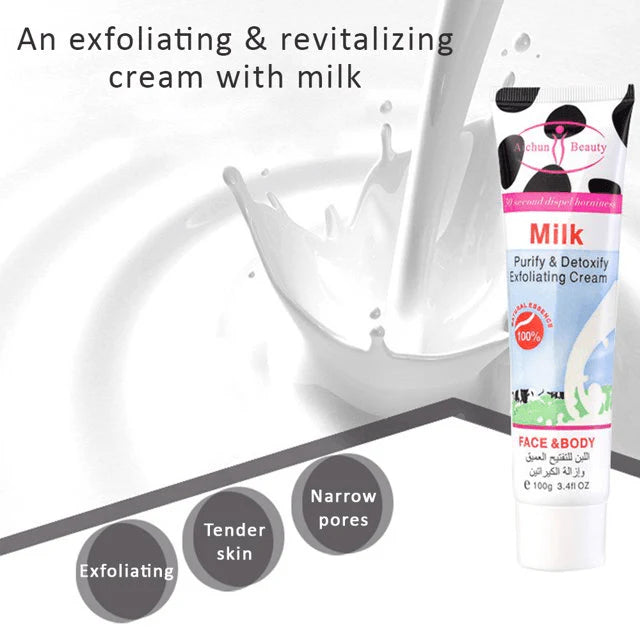 Aichun Beauty Milk Purify & Detoxify Peeling Gel Face & Body - 100g - Glow Getter Beauty