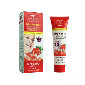Aichun Beauty Strawberry Whitening Skin Peeling Gel Face & Body - 100g - Glow Getter Beauty