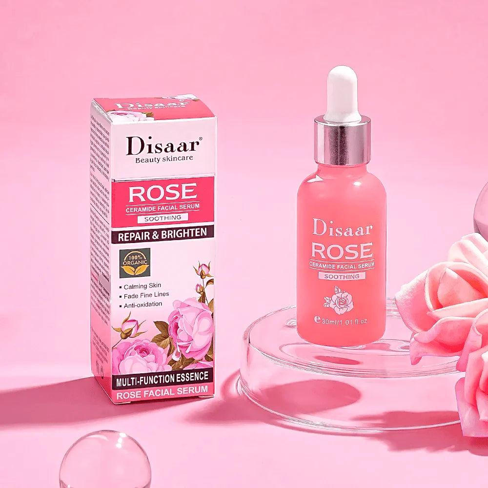 Disaar Repair & Brighten Multi Function Essence Rose Face Serum - 30ml - Glow Getter Beauty