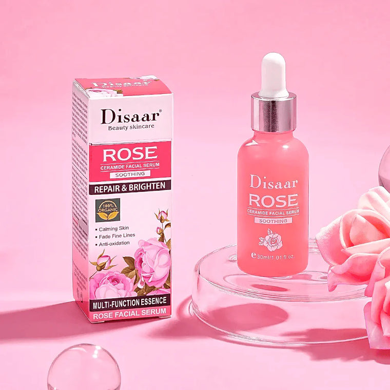 Disaar Repair & Brighten Multi Function Essence Rose Face Serum - 30ml - Glow Getter Beauty