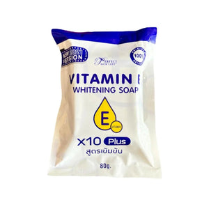 Perfect Skin Vitamin E Whitening Soap x10 Plus - 80g - Glow Getter Beauty