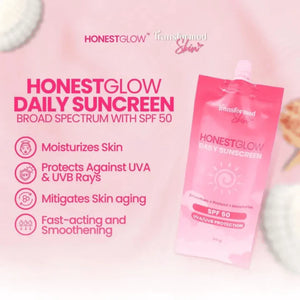 Honest Glow Daily Sunscreen SPF 50 - 50g - Glow Getter Beauty