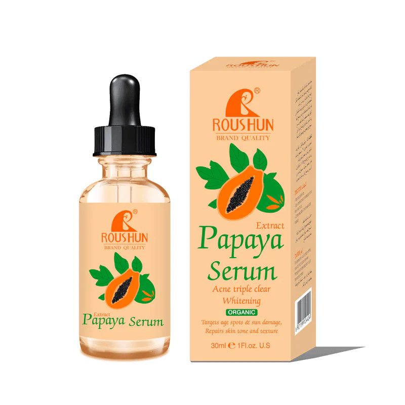 Roushun Papaya Extract Face Serum - 30ml - Glow Getter Beauty