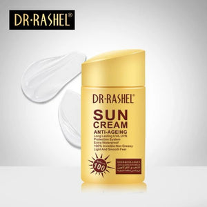 Dr.Rashel Sun Cream Anti-Ageing SPF 100+++ Gold & Collagen - 80gm - Glow Getter Beauty