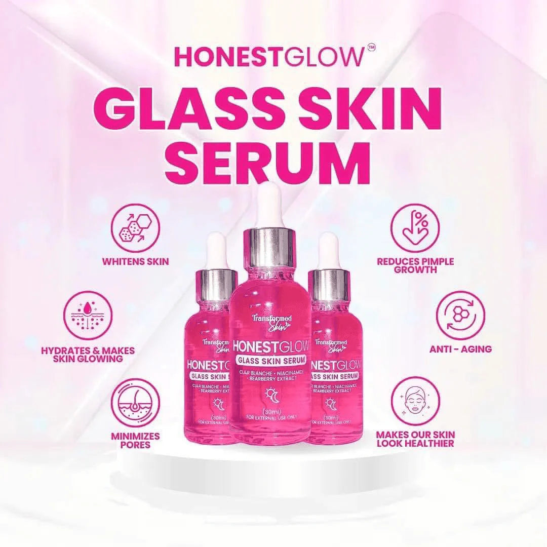 Honest Glow Glass Skin Serum - 30ml - Glow Getter Beauty