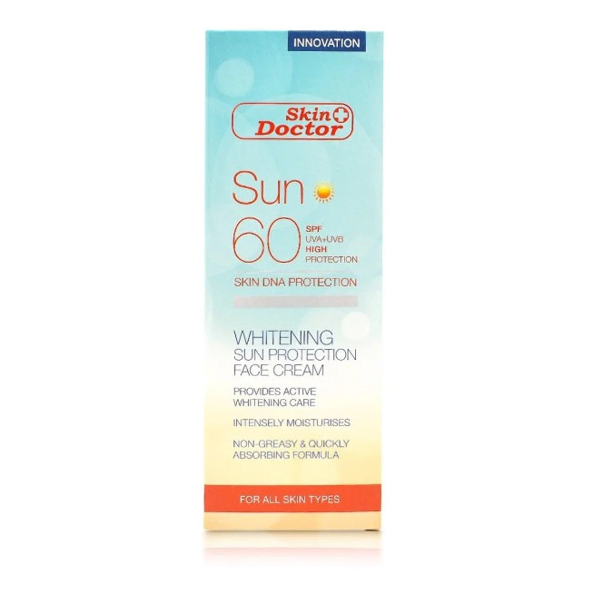 Skin Doctor Sun Protection Brightening Cream SPF 60 - 125ml - Glow Getter Beauty