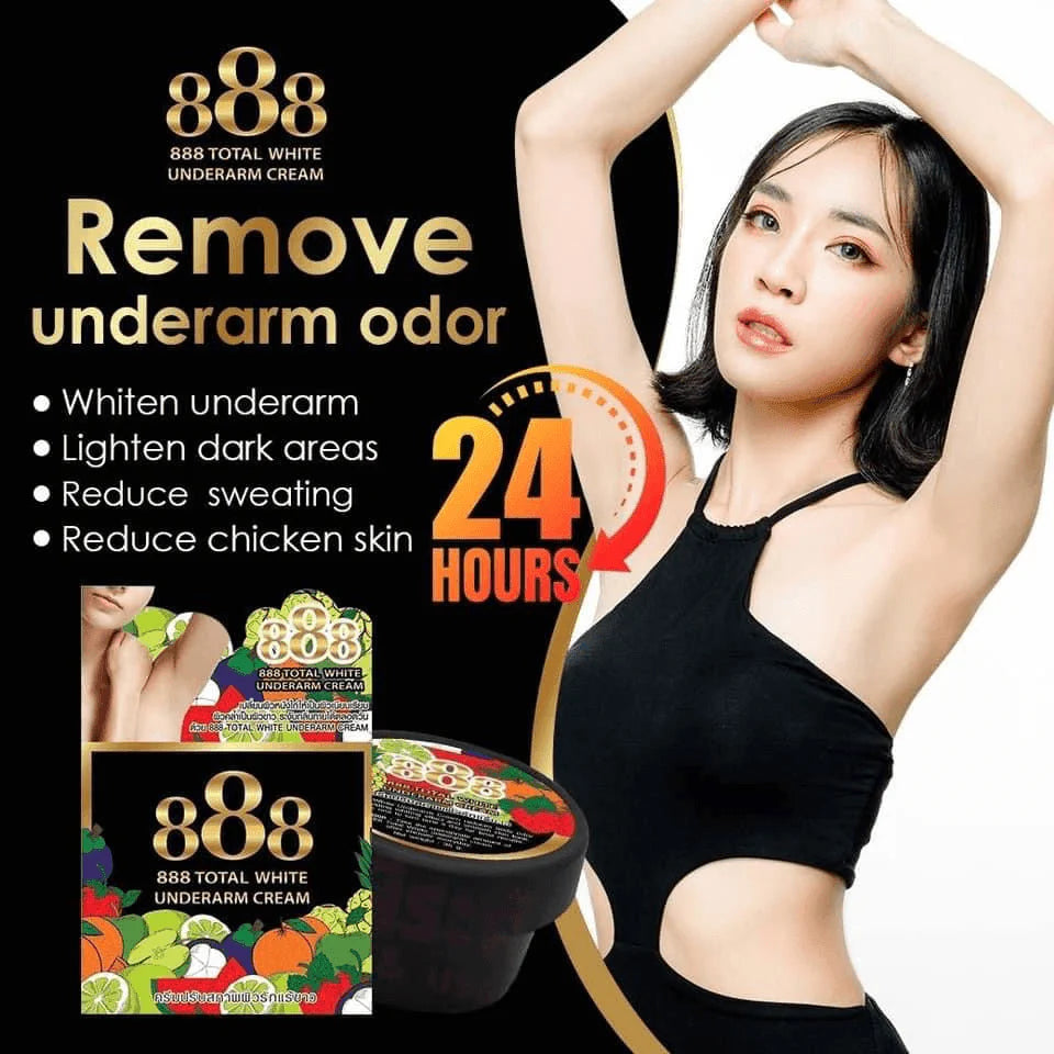 888 Total White Underarm Cream - Glow Getter Beauty