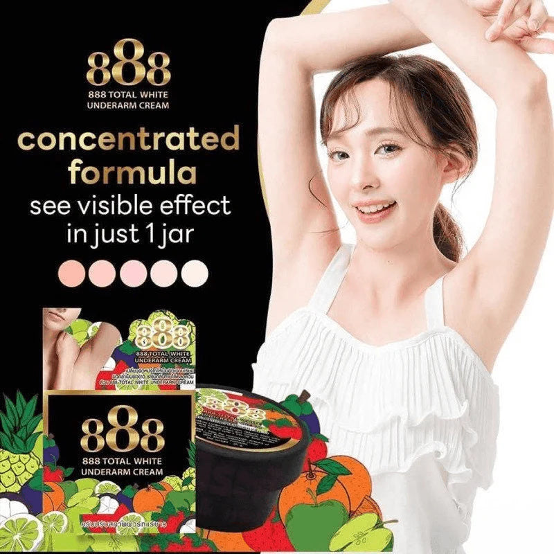 888 Total White Underarm Cream - Glow Getter Beauty