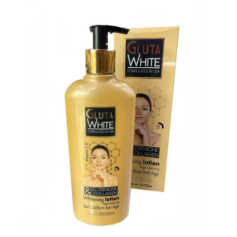 Gluta White Glutathione & Collagen Whitening Body Lotion - 250ml - Glow Getter Beauty