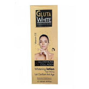 Gluta White Glutathione & Collagen Whitening Body Lotion - 250ml - Glow Getter Beauty