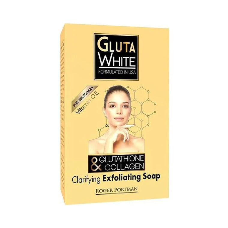 Gluta White Glutathione & Collagen Clarifying & Exfoliating Soap - Glow Getter Beauty