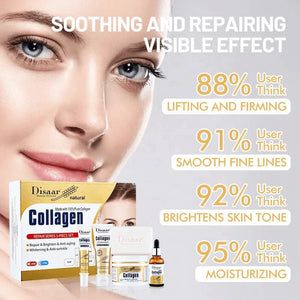 Disaar 100% Collagen Repair Skin Care Set - 5 pcs set - Glow Getter Beauty