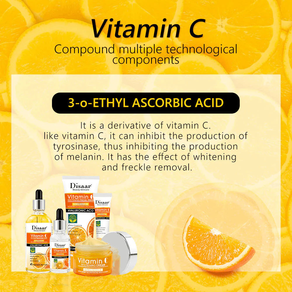 Disaar Vitamin C Whitening Skin Care Set - Glow Getter Beauty