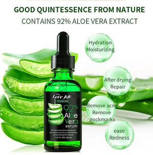 Love JoJo Skin Care Aloe Vera Serum (Black) - 30ml - Glow Getter Beauty