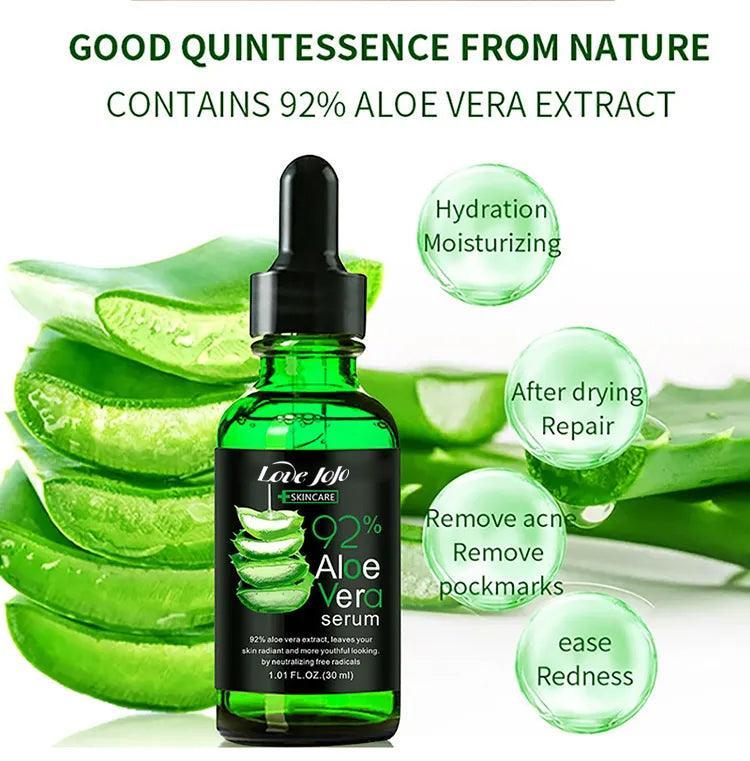 Love JoJo Skin Care Aloe Vera Serum (Black) - 30ml - Glow Getter Beauty