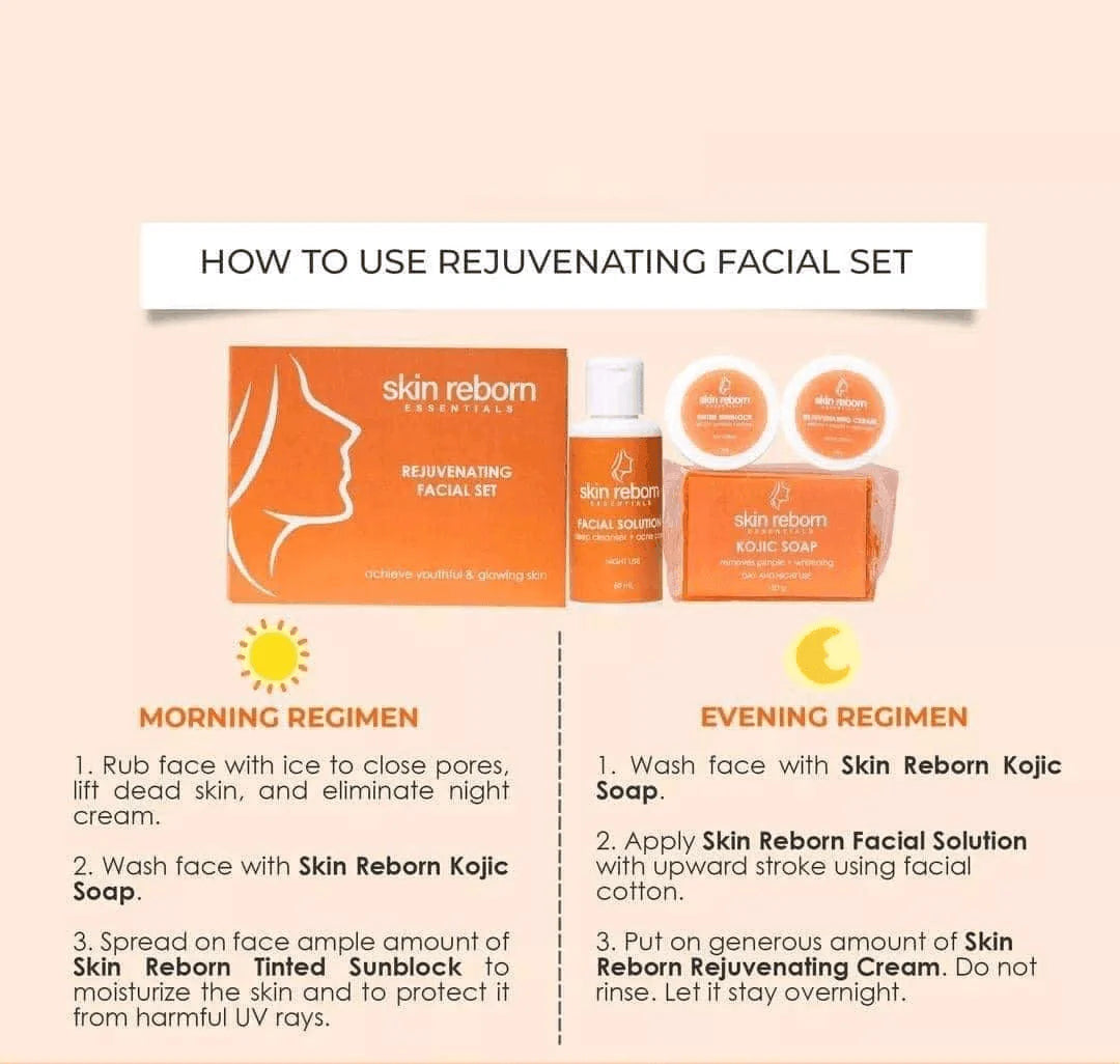 Skin Reborn Essentials Rejuvenating Facial Set - Glow Getter Beauty