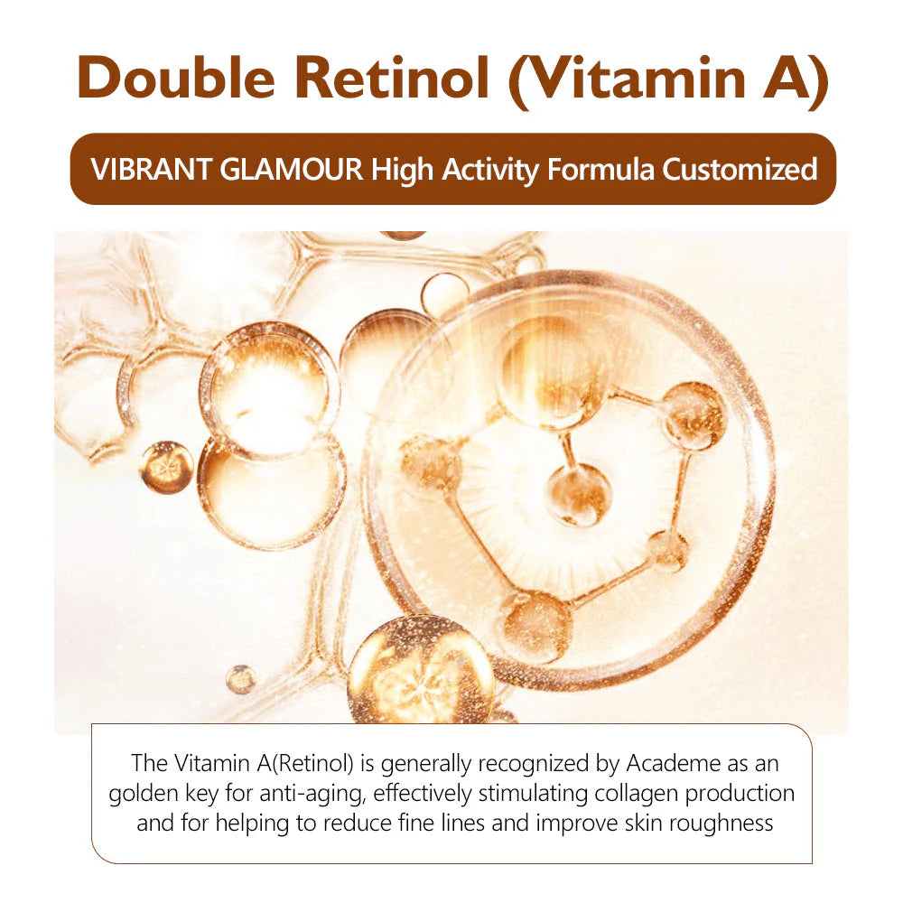 VIBRANT GLAMOUR Double Retinol Lotion Cream - 80m - Glow Getter Beauty