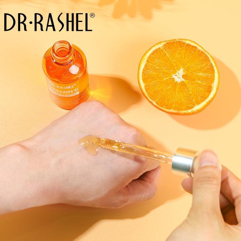 Dr.Rashel Vitamin C Brightening Anti Aging Skin Care Set Pack Of 5 In Gift Box - Glow Getter Beauty