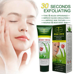Aichun Aloe Vera Hydrating And Moisturizing Face Body Peeling Gel - 100g - Glow Getter Beauty