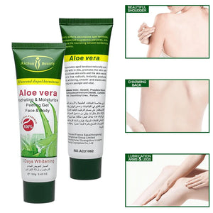 Aichun Aloe Vera Hydrating And Moisturizing Face Body Peeling Gel - 100g - Glow Getter Beauty