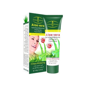Aichun Aloe Vera Hydrating And Moisturizing Face Body Peeling Gel - 100g - Glow Getter Beauty