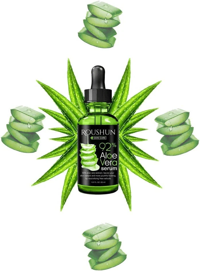 Roushun 92% Aloe Vera Serum - 30ml - Glow Getter Beauty