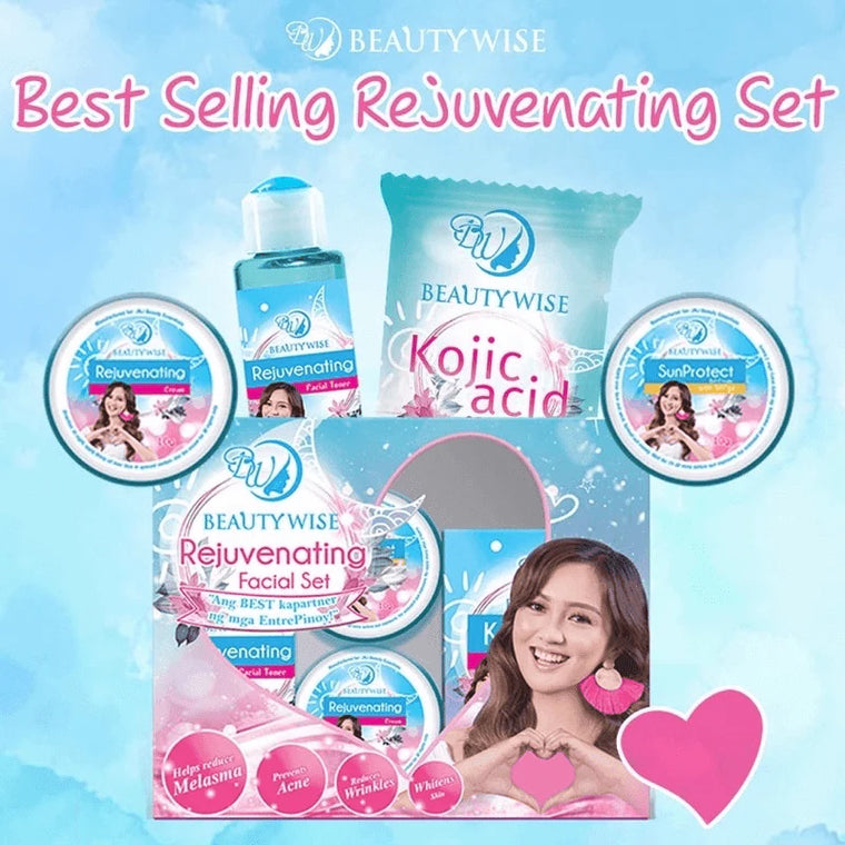 Beauty Wise Rejuvenating Facial Set - Glow Getter Beauty