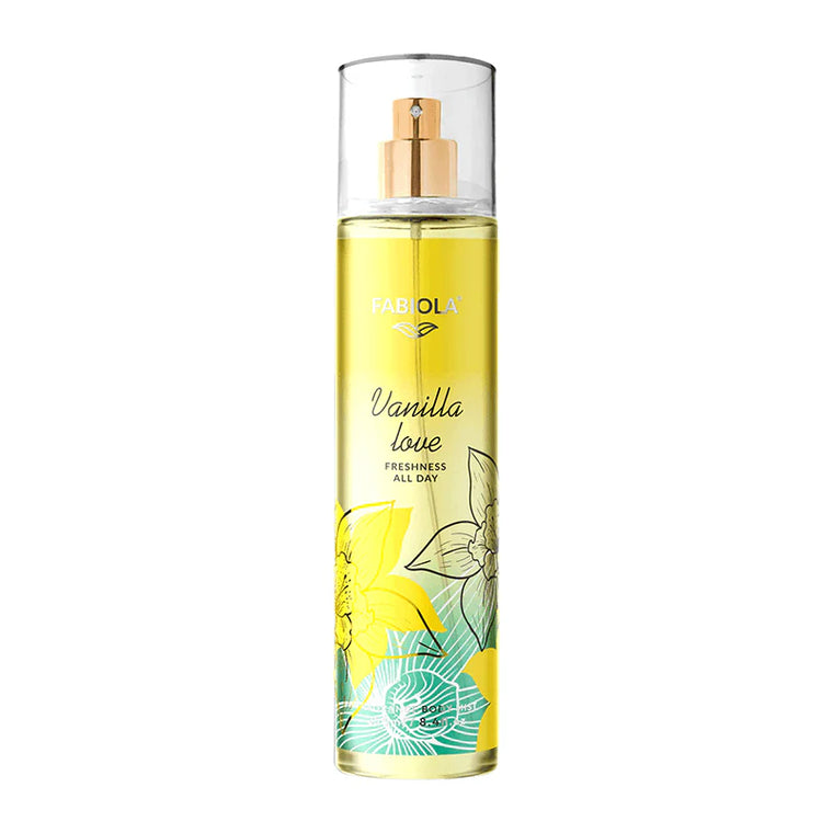Fabiola Vanilla Love Fragrance Body Mist - 250ml - Glow Getter Beauty